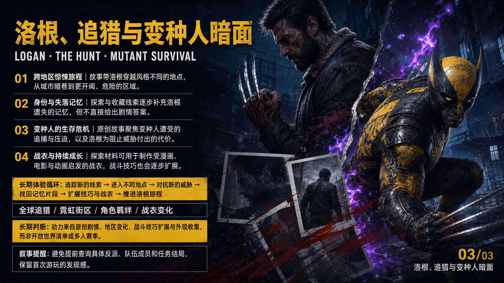 《漫威金刚狼》：世界与内容探索