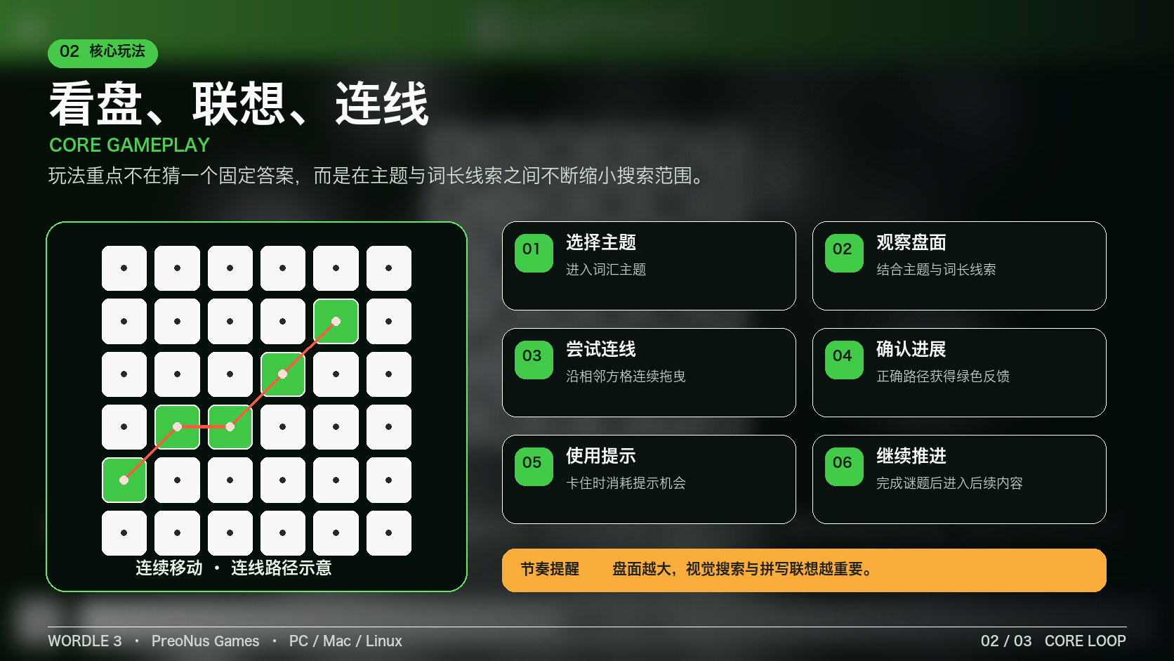 单词3：核心玩法