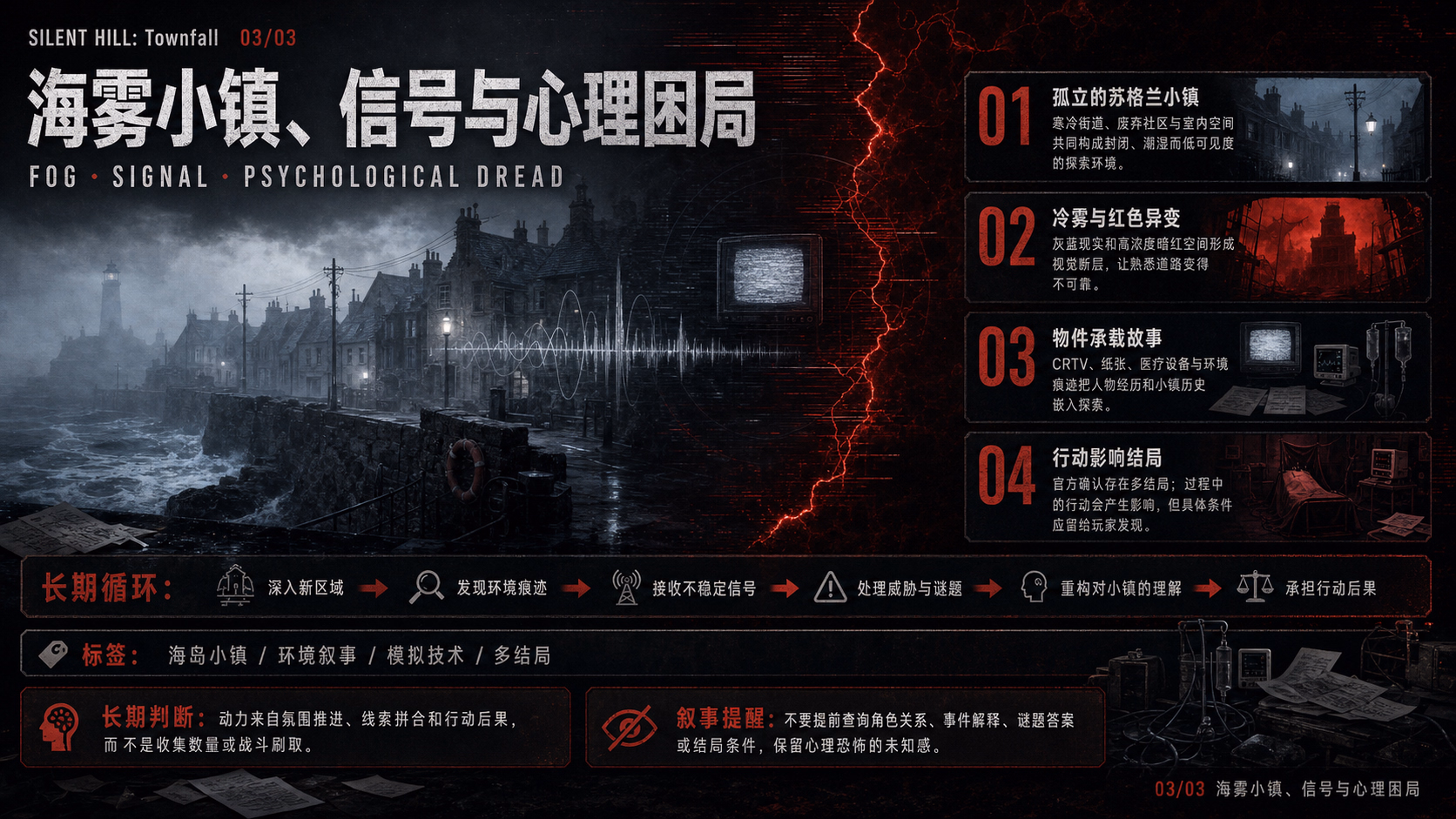 SILENT HILL: Townfall：世界与内容探索