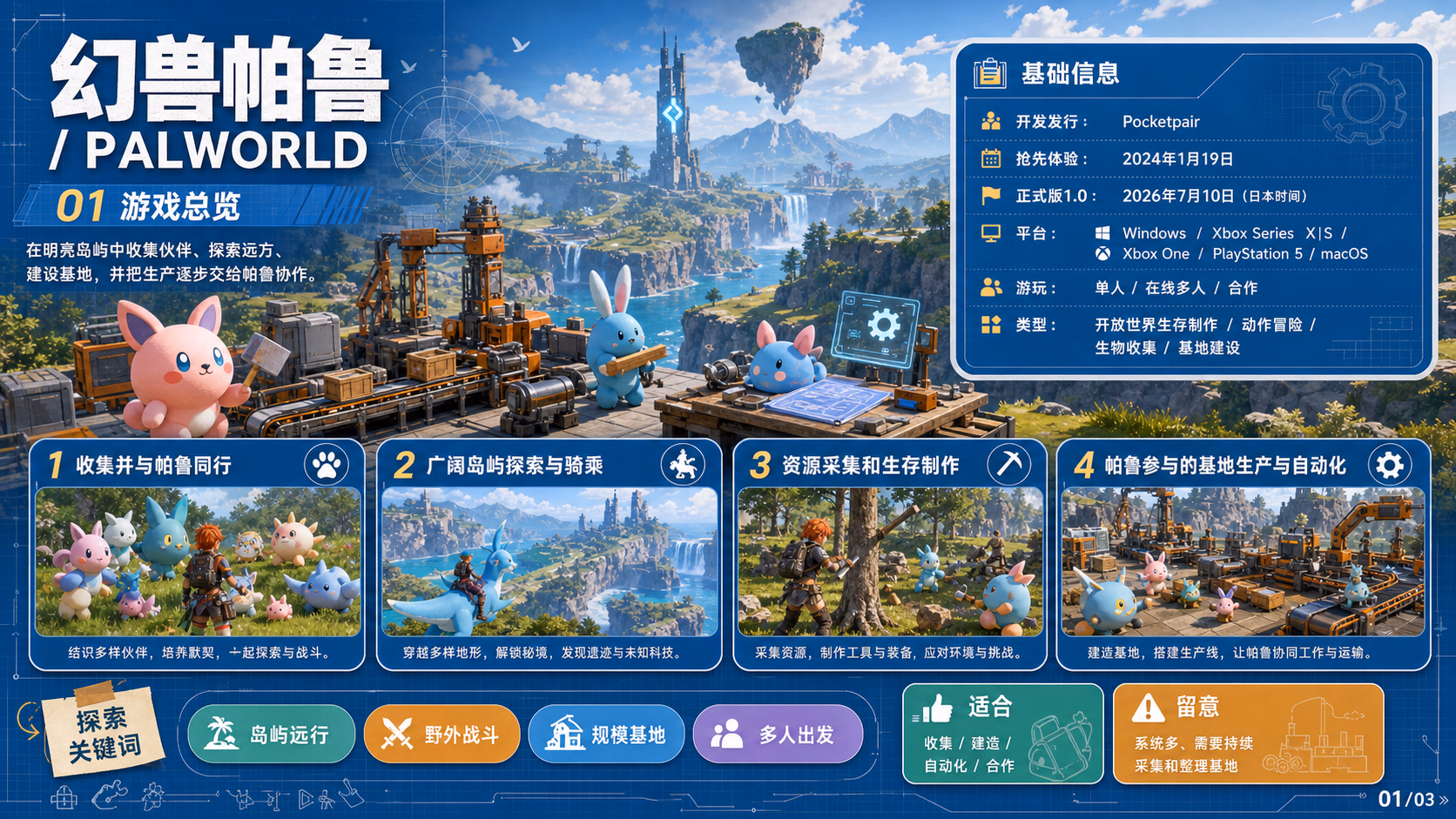 幻兽帕鲁：游戏总览