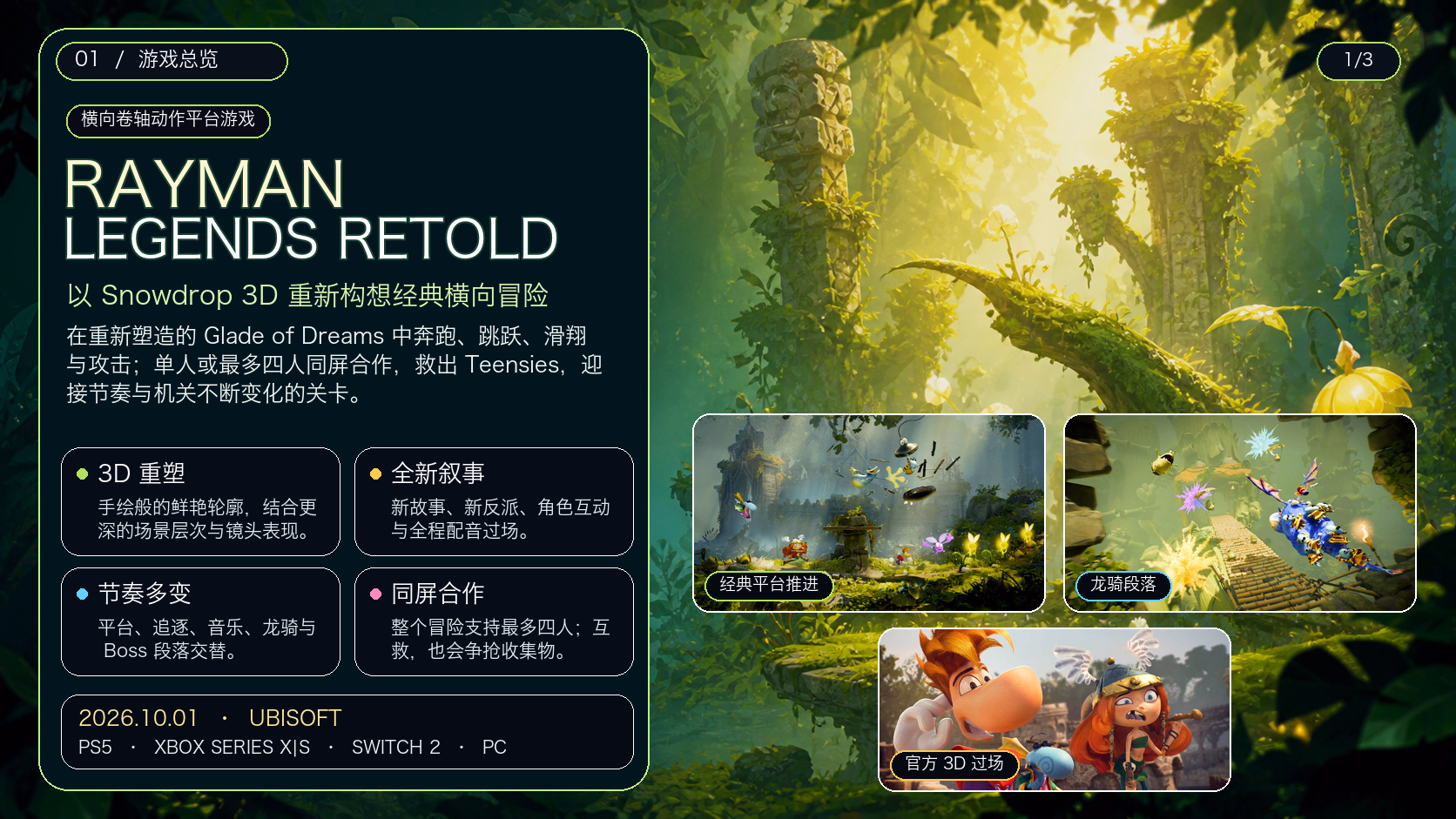 Rayman Legends Retold：游戏总览