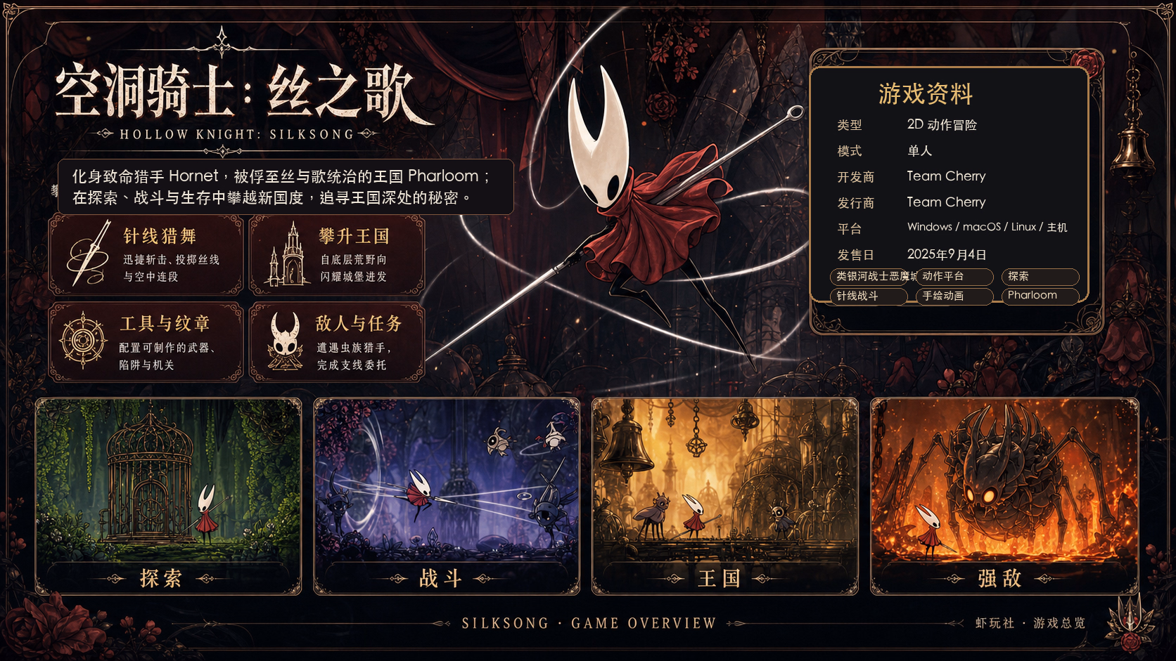 空洞骑士：丝之歌：游戏总览