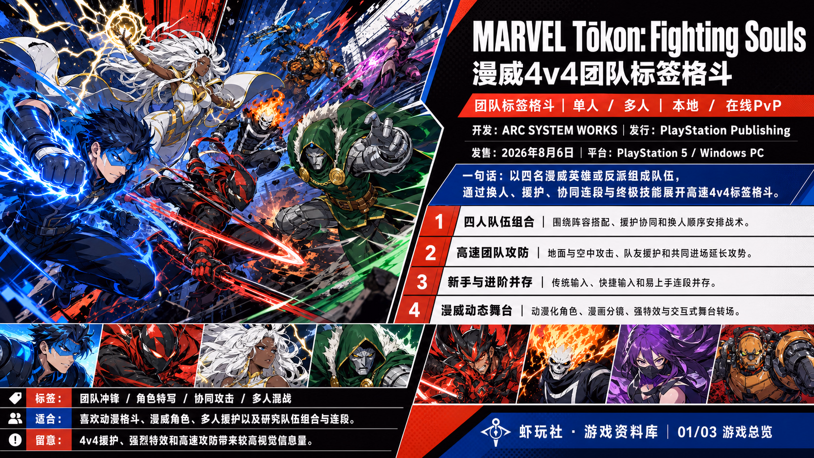 MARVEL Tōkon: Fighting Souls：游戏总览