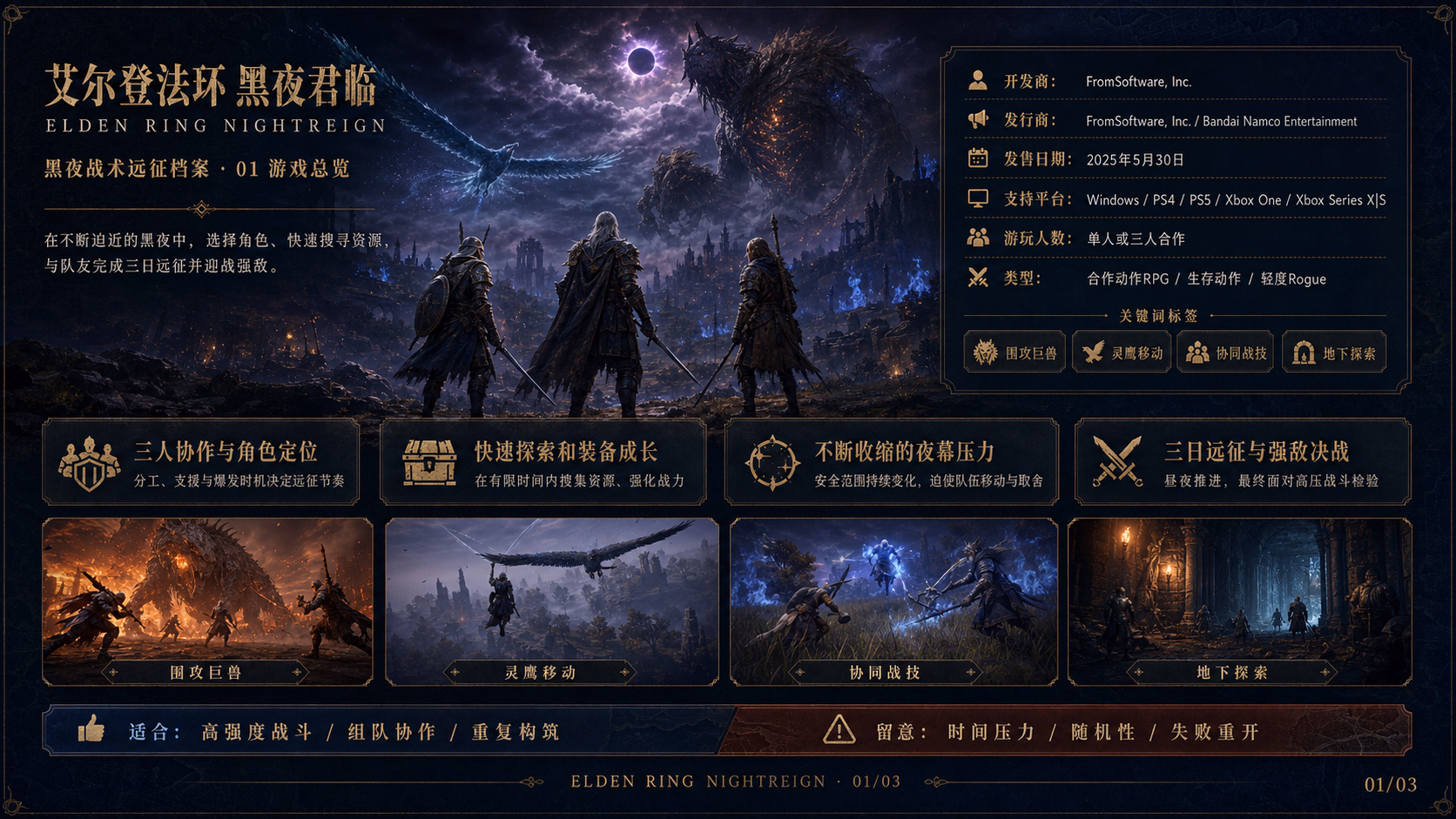 艾尔登法环 黑夜君临：游戏总览