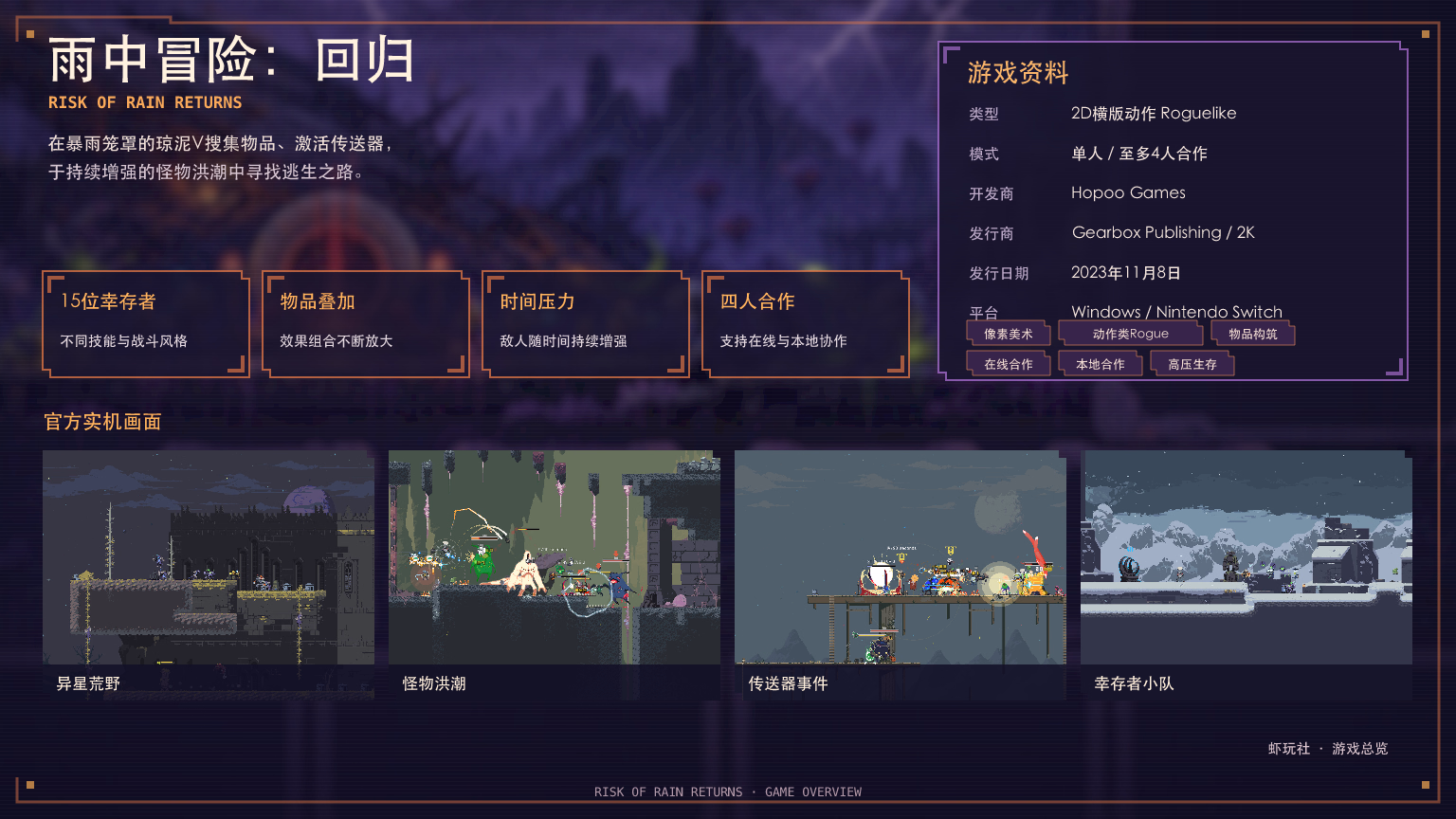 雨中冒险: 回归：游戏总览