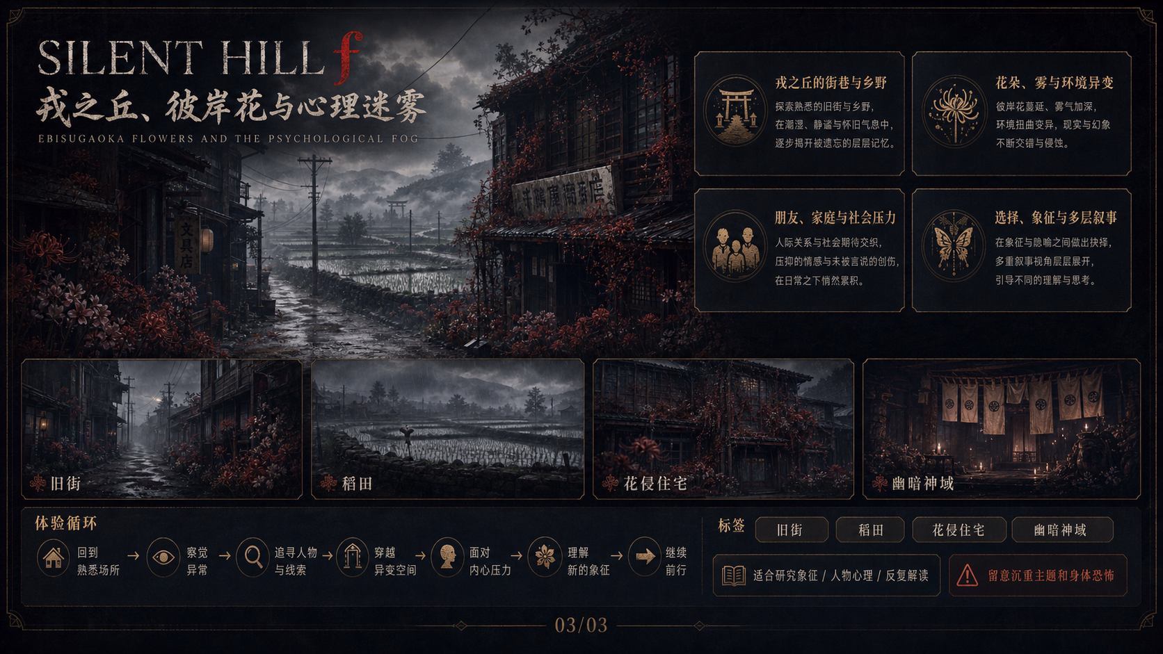 SILENT HILL f：世界与内容探索