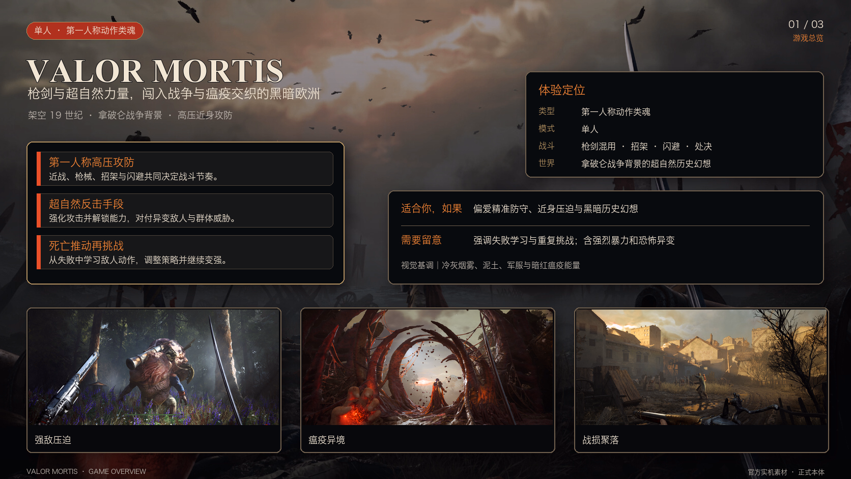 Valor Mortis：游戏总览
