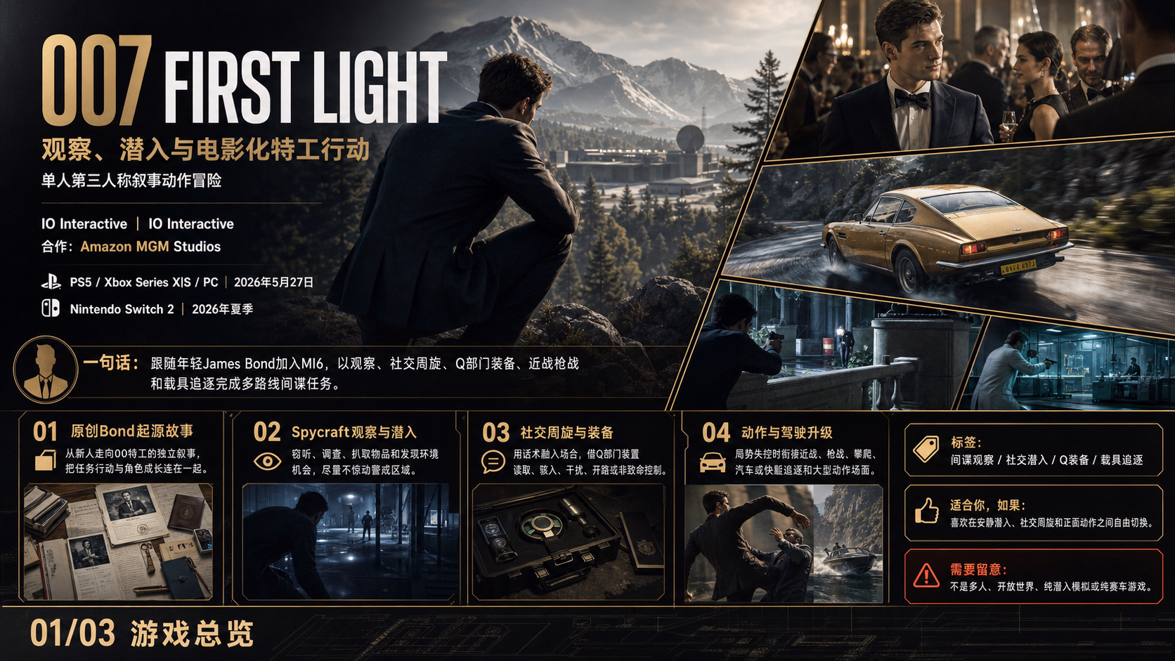 007 First Light：游戏总览