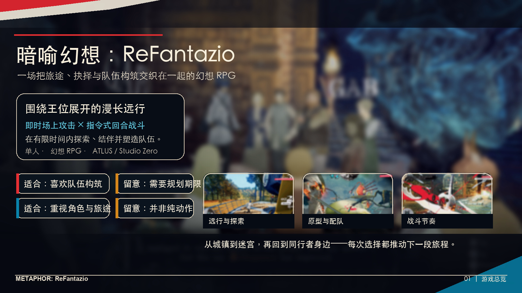 暗喻幻想：ReFantazio：游戏总览