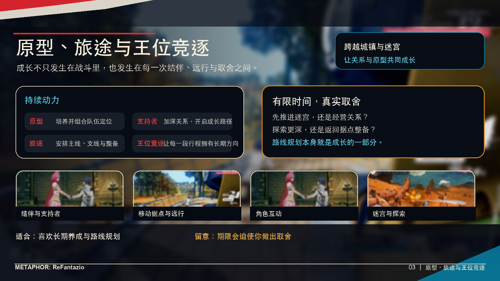 暗喻幻想：ReFantazio：世界与内容探索