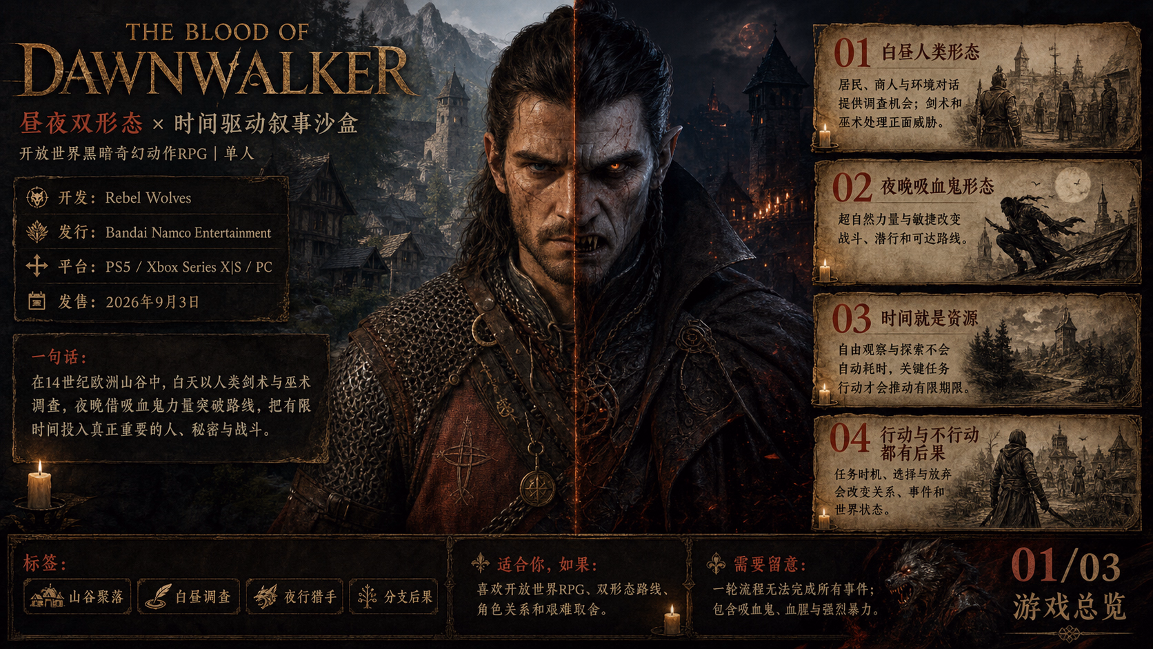 The Blood of Dawnwalker：游戏总览